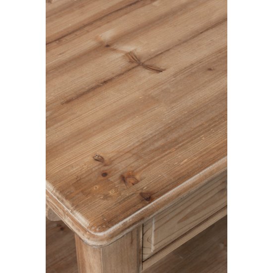 Consolă 6 Sertare Lemn Natural