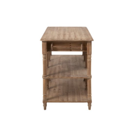 Consolă 6 Sertare Lemn Natural