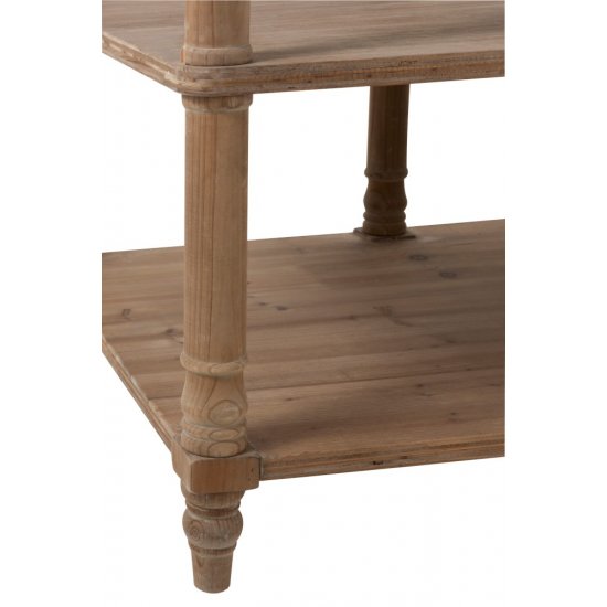 Consolă 6 Sertare Lemn Natural