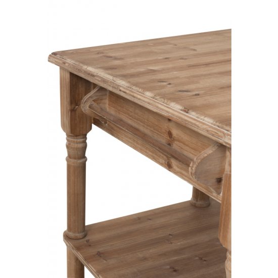 Consolă 6 Sertare Lemn Natural