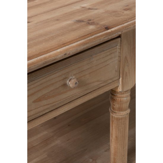 Consolă 6 Sertare Lemn Natural