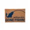 Preș Ușă GONE FISHING Natural - Albastru