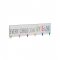 Cuier 6 Cârlige Child Lemn Alb - Multicolor