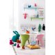 Cuier 6 Cârlige Child Lemn Alb - Multicolor