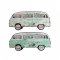 Cuier Perete Minibus Mdf Verde - Alb
