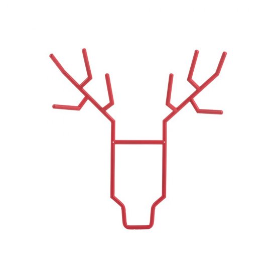 Cuier Perete Moose Metal Roșu L