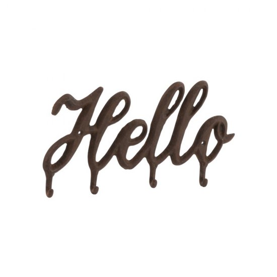 Cuier Perete Hello Metal Maro
