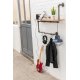 Cuier Perete Raft Suspendat Tub Lemn + Metal Natural - Gri