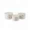 Set 3 Cutii Rotunde Litere Multicolor