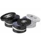 Set 3 Cutii Rotunde Panda Negru - Alb