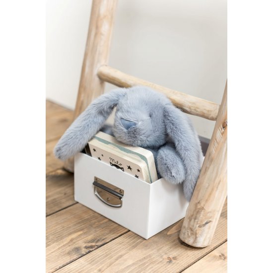 Set 3 Cutii Pătrate Iepurași Gri