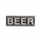 Panou BEER Metal Maro - Alb
