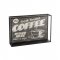 Decorațiune COFFEE Lemn + Metal Negru - Maro