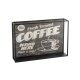 Decorațiune COFFEE Lemn + Metal Negru - Maro