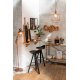 Decorațiune COFFEE Lemn + Metal Negru - Maro