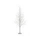 Pom Decorativ Led + Sclipici Argintiu L