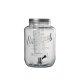 Dispenser Băuturi Rotund Sticlă + Metal Transparent