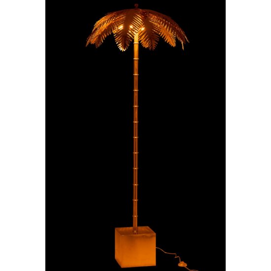 Lumina podea COCONUT Leaves aurie