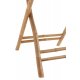 Masă Pliabilă Rotundă Bambus Natural
