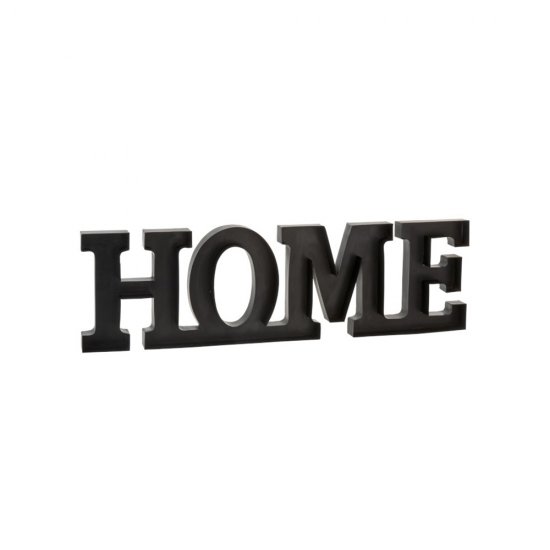 Litere HOME Metal Negru