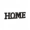 Litere HOME Metal Negru