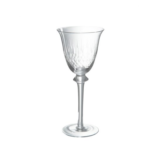 Pahar Vin cu Motive în Relief Transparent