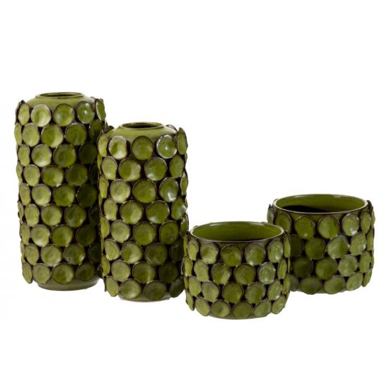 Vaza ceramica MALOU verde mare