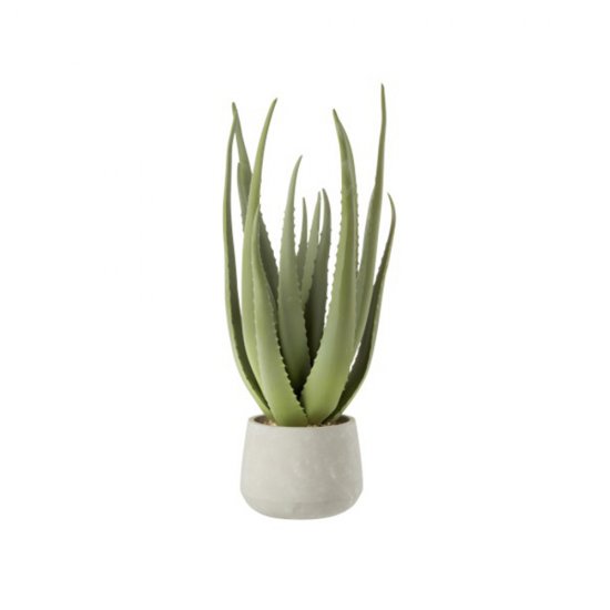 Plantă Artificială Aloe Verde - Gri L