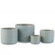 Ghiveci RHOMBUS Ceramică Albastru L