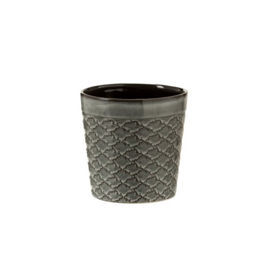 Ghiveci MOROCCAN Ceramică Gri L