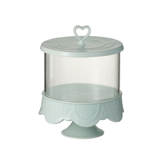 Platou + Capac Clopot HEART Ceramică Verde L
