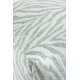 Puf Pătrat ZEBRA Fibră Acrilică Verde Mentă - Alb
