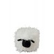 Puf SHEEP Textil Ecru - Negru