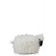 Puf SHEEP Textil Ecru - Negru
