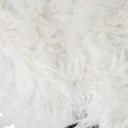 Puf SHEEP Textil Ecru - Negru