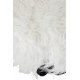 Puf SHEEP Textil Ecru - Negru