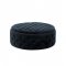 Puf Rotund WILSON Catifea + Mesteacăn Negru Antracit