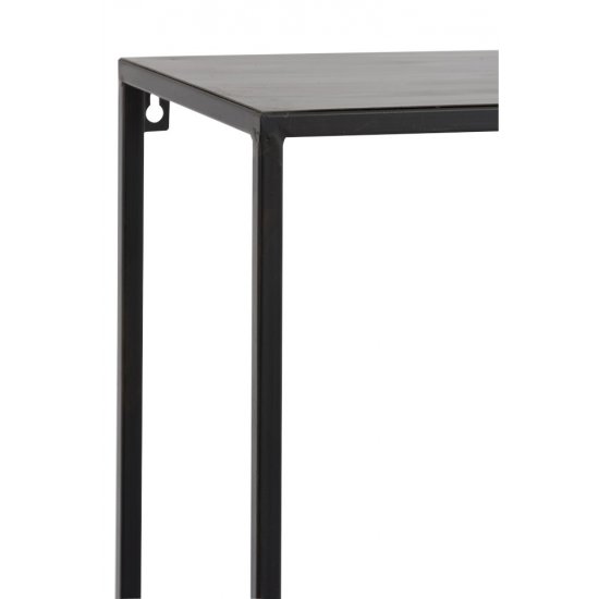 Raft Asimetric Metal Negru