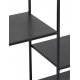 Raft Asimetric Metal Negru