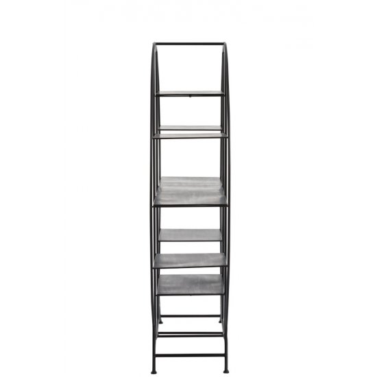 Raft Oval Stativ Metal Negru