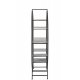 Raft Oval Stativ Metal Negru