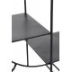 Raft Oval Stativ Metal Negru