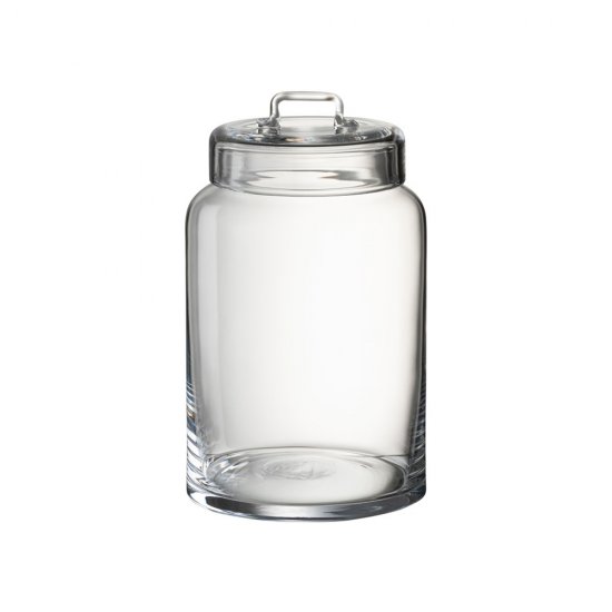Recipient + Capac Sticlă Transparent