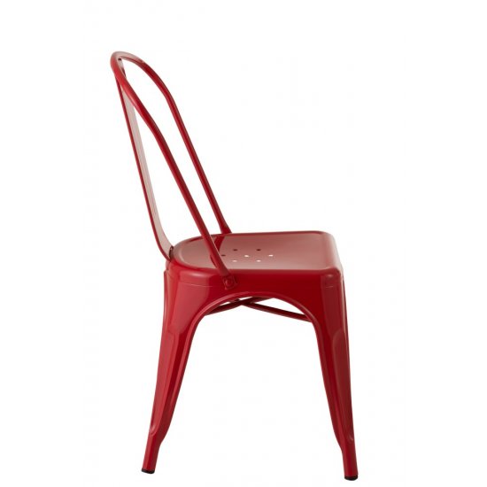 Scaun BISTRO Metal Roșu