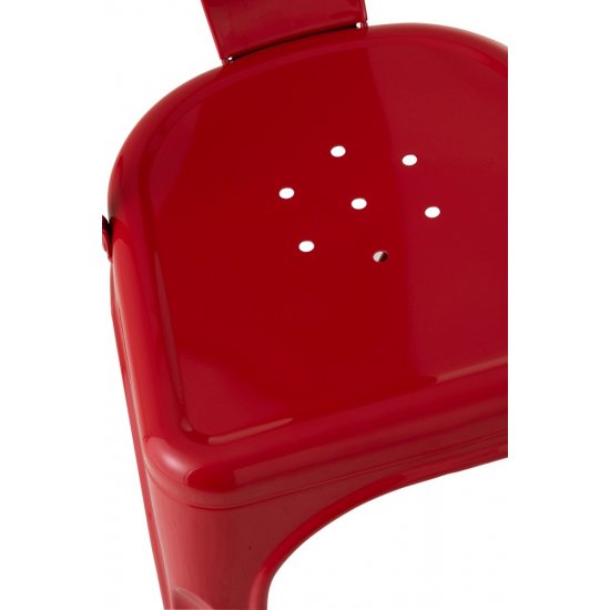 Scaun BISTRO Metal Roșu