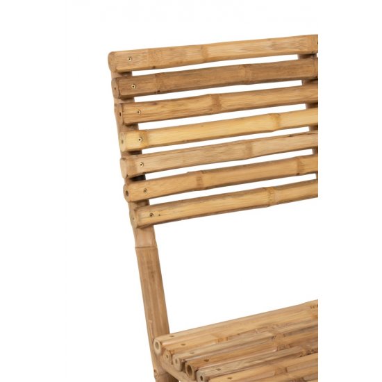 Scaun Pliabil Bambus Natural