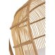 Scaun Suspendat Oval Oțel Natural