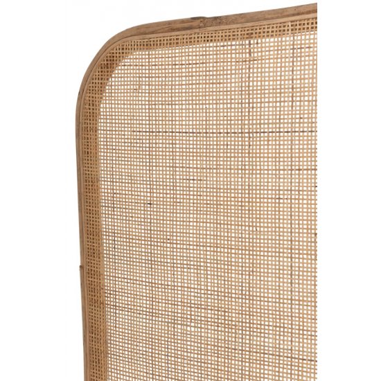 Separator Cameră 3 Panouri Ratan Natural