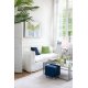 Tablou Plante + Vaze Albastru - Alb - Verde