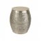 Taburet Rotund Aluminiu Gri